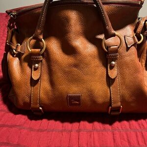 Dooney & Bourke Tan Leather Satchel